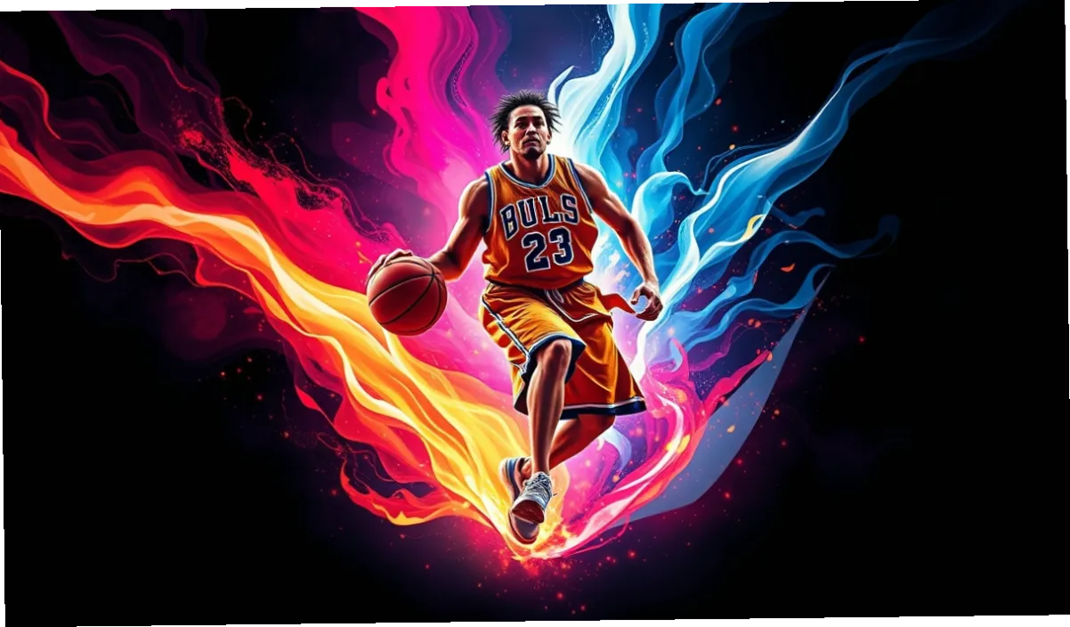 NBA抢断反击快攻 示意图